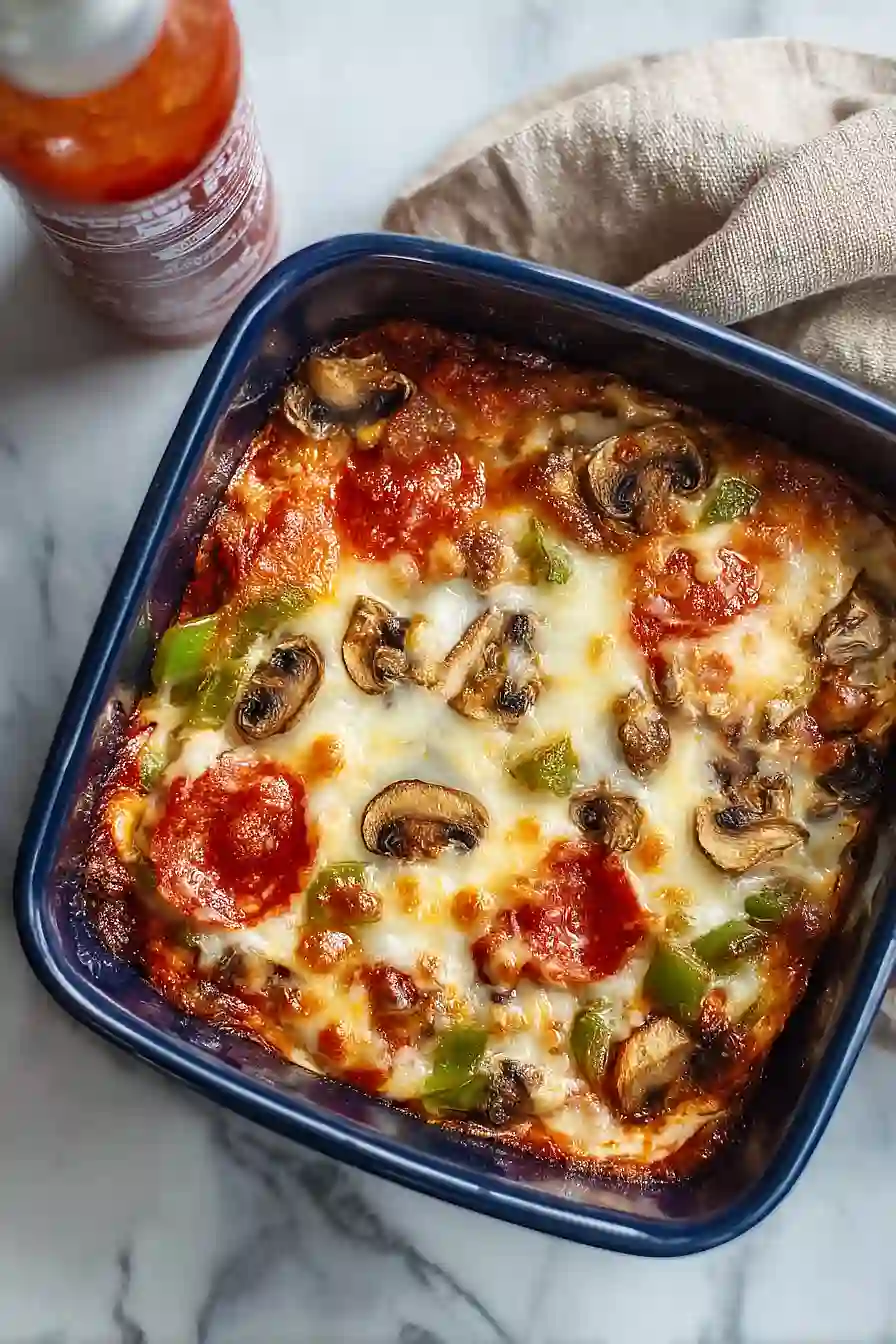 cottage cheese pizza bowl meal prep