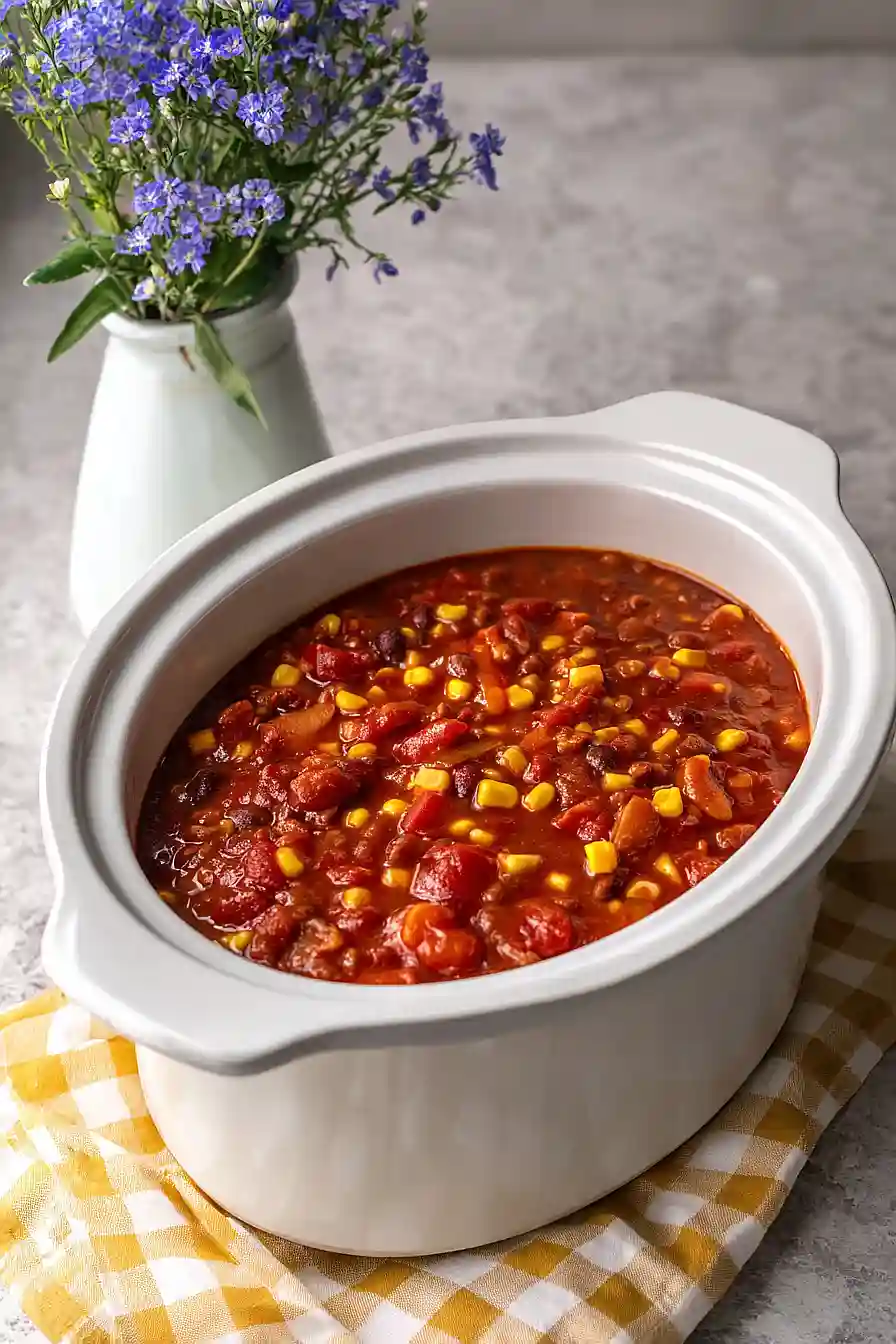 crockpot freezer meal chili