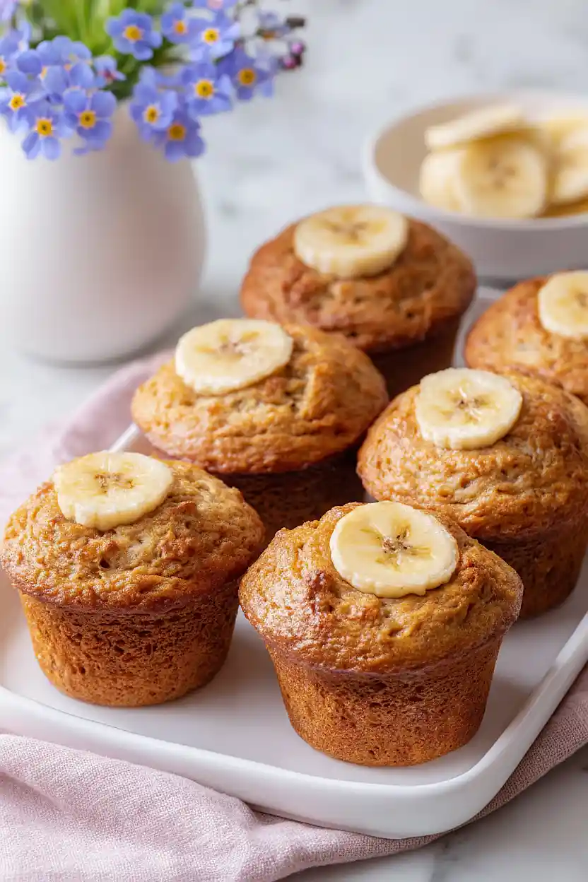 banana cottage cheese muffins