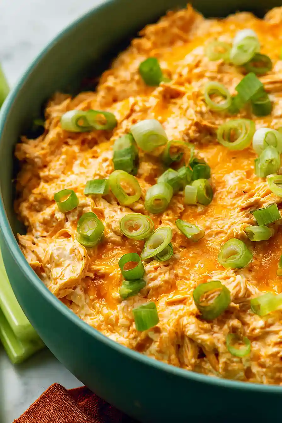 crockpot buffalo chicken dip with cottage cheese
