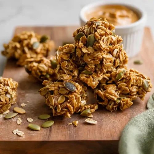 peanut butter banana granola bites