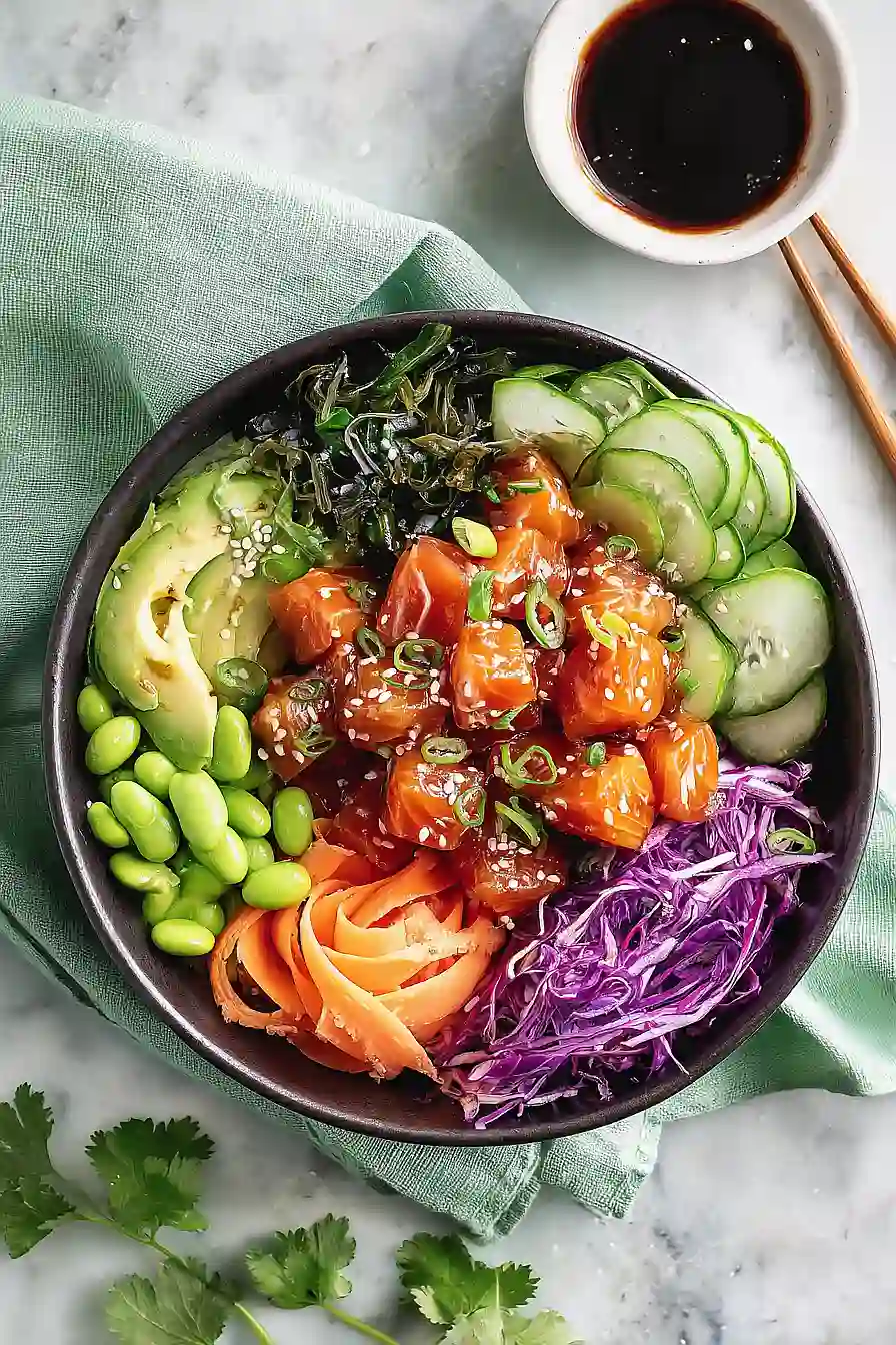 salmon poke bowl