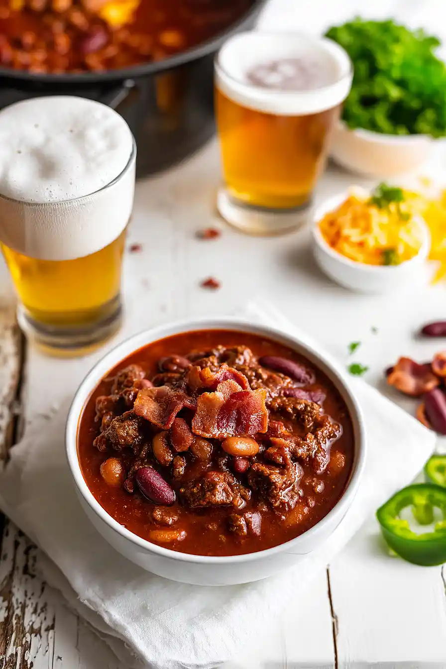 Beer & Bacon Chili