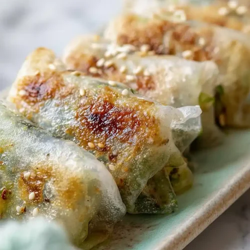 ground turkey rice paper dumplings