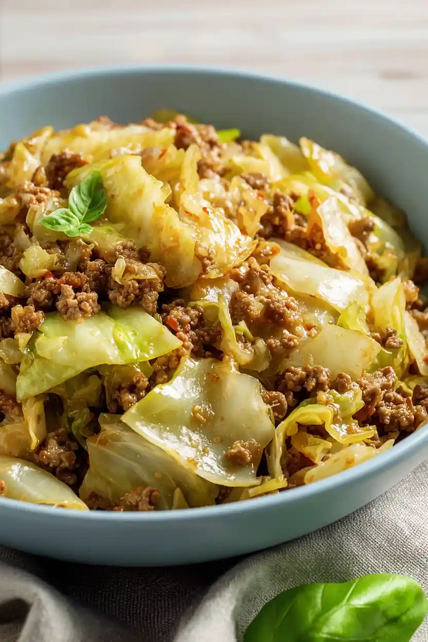 ground beef and cabbage
