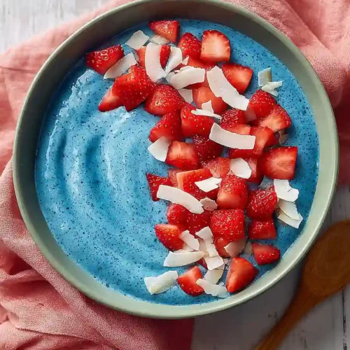 blue smoothie bowl
