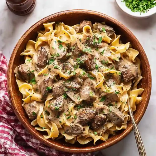 Instant Pot Beef Stroganoff