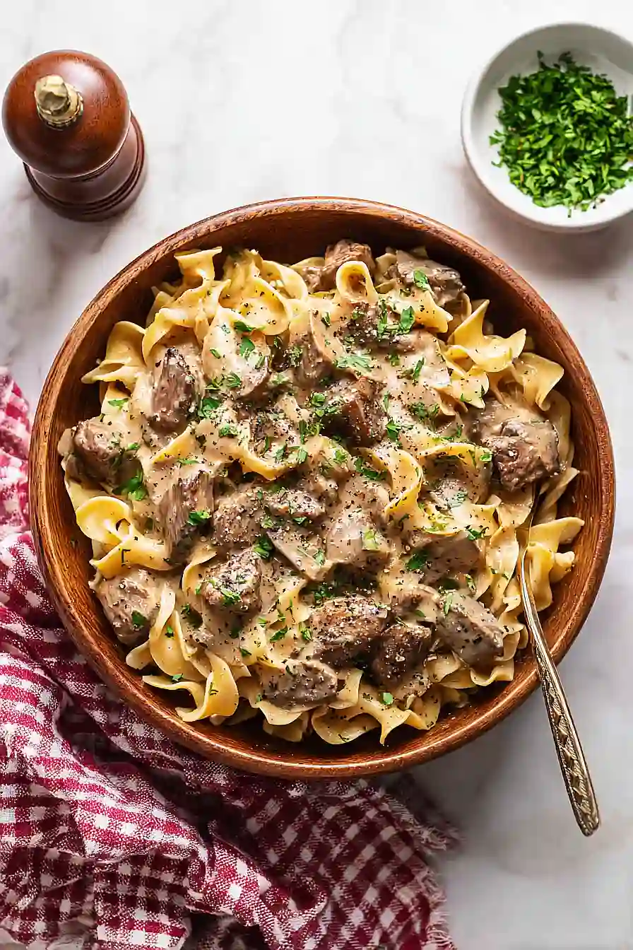 Instant Pot Beef Stroganoff