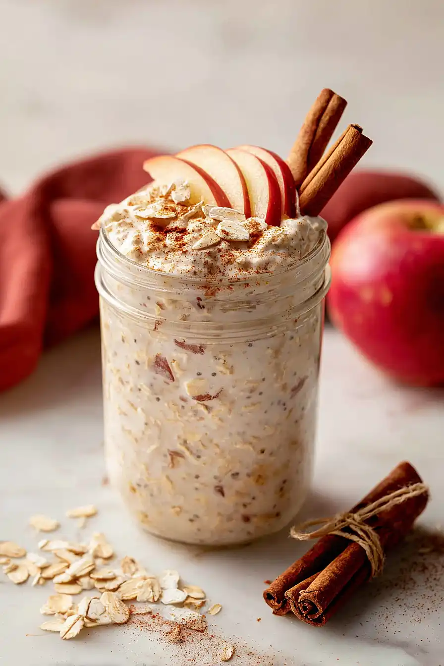 apple cinnamon overnight oats