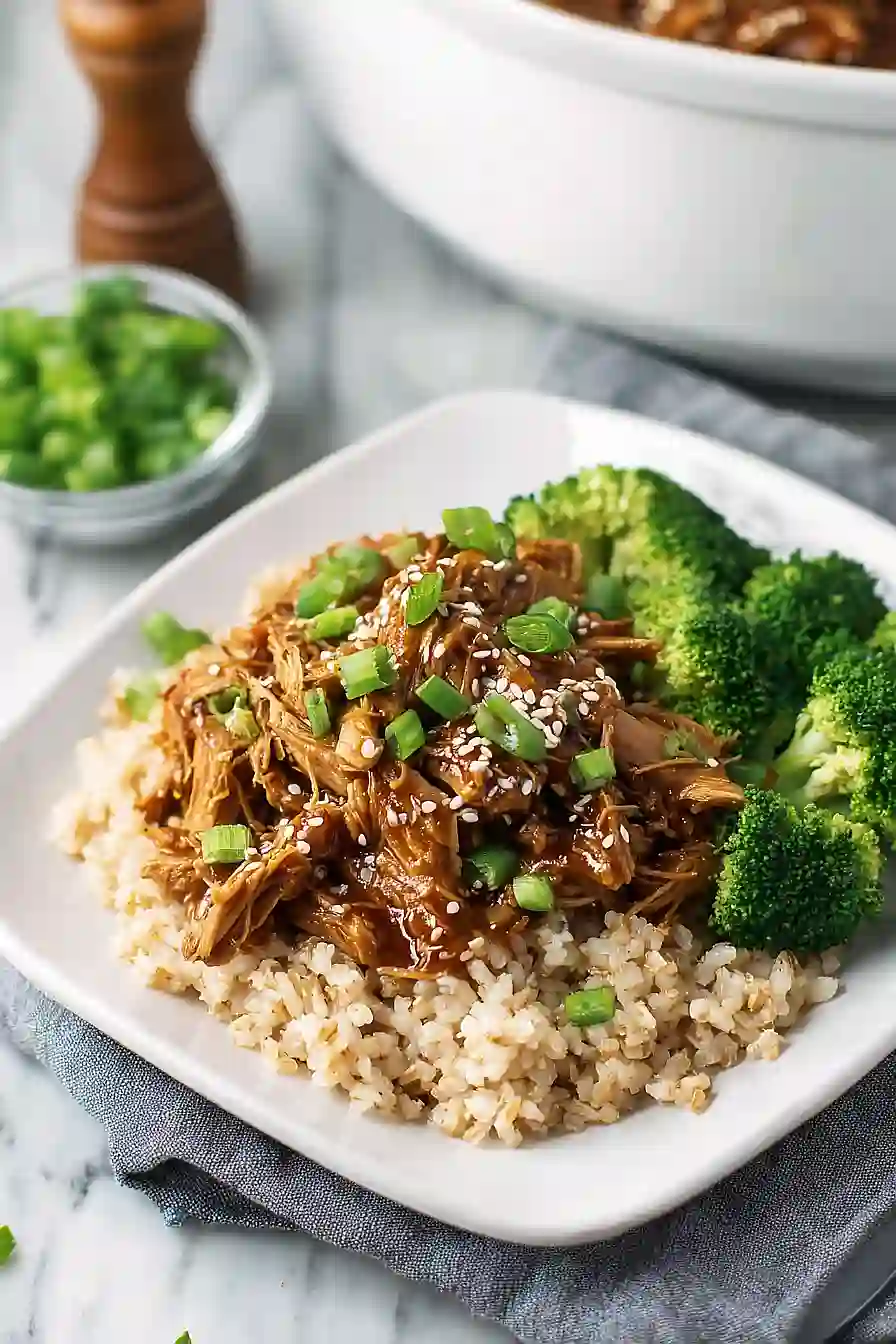 Slow Cooker Honey Garlic Chicken Thighs