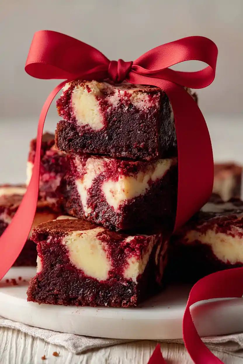 small batch red velvet brownies