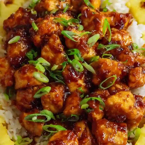 chicken pineapple boats