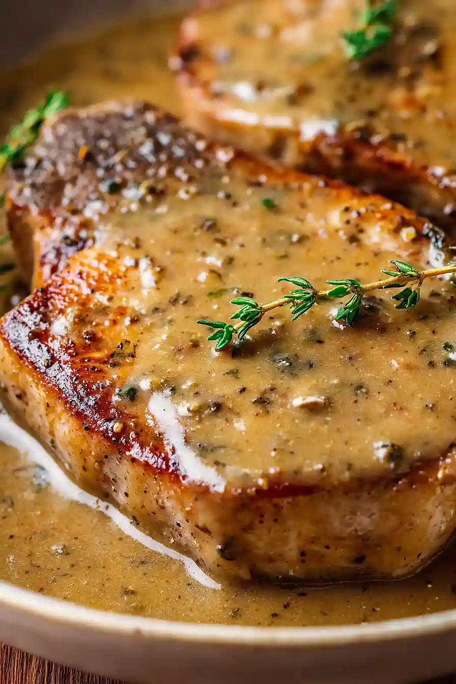 pork chop gravy from drippings