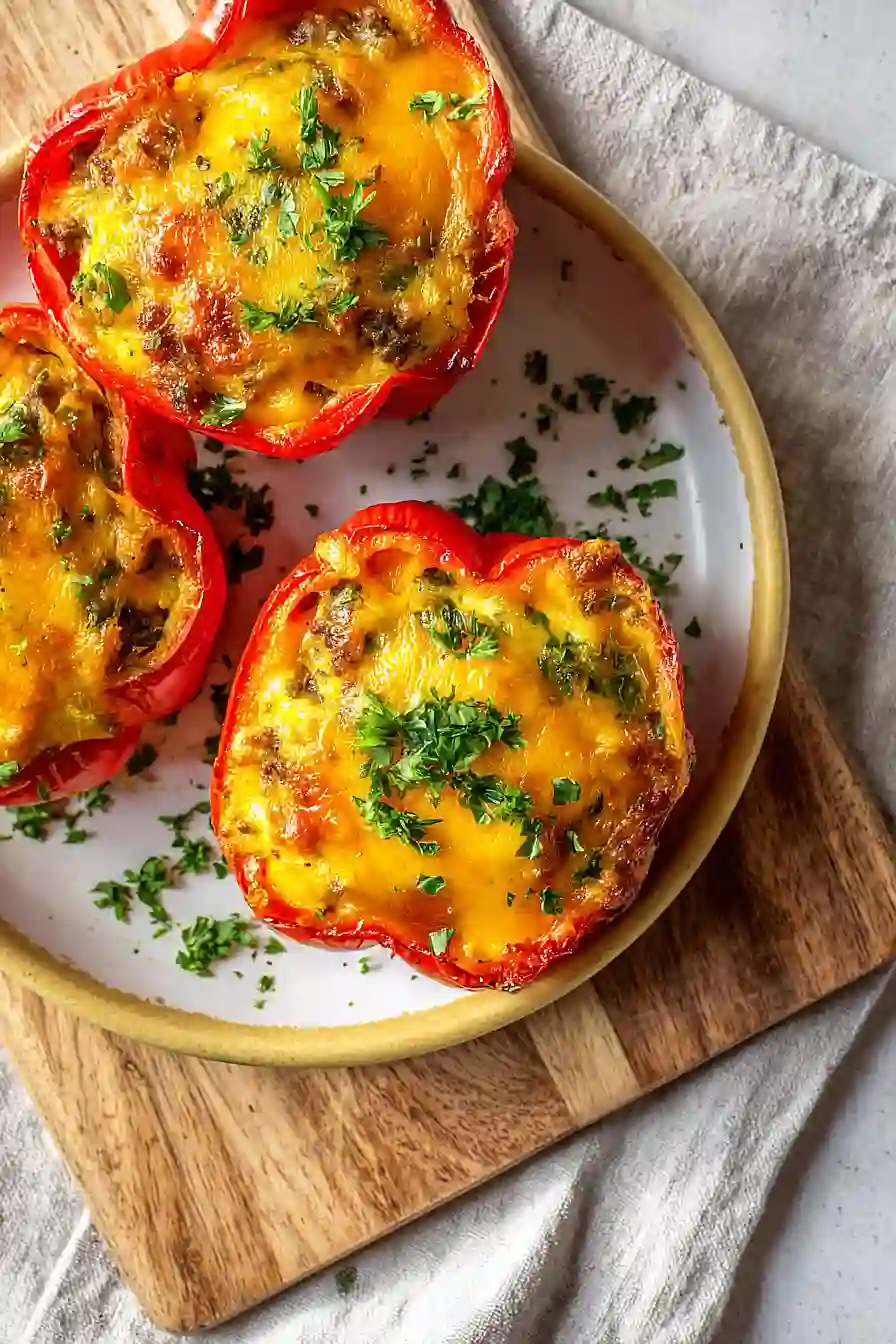 breakfast stuffed bell peppers