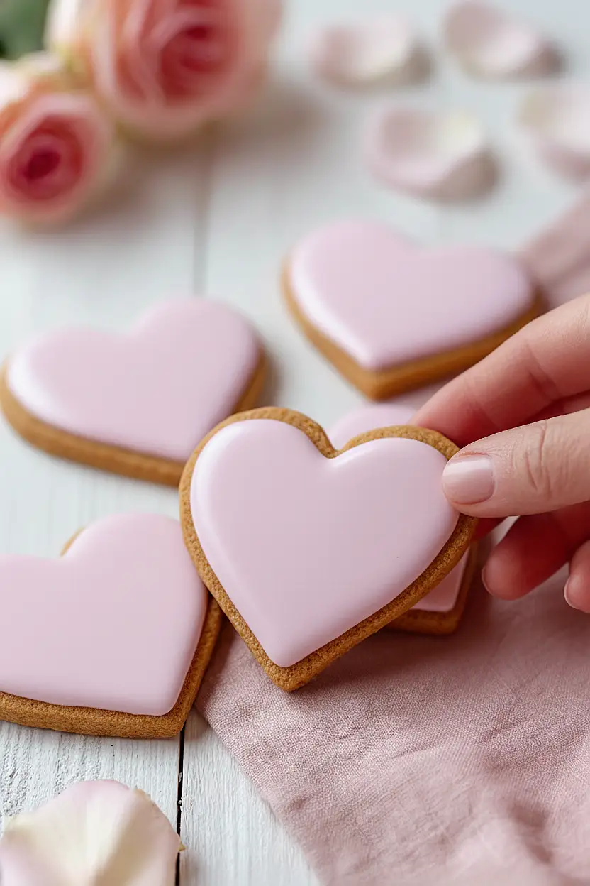 healthy valentine's day cookies