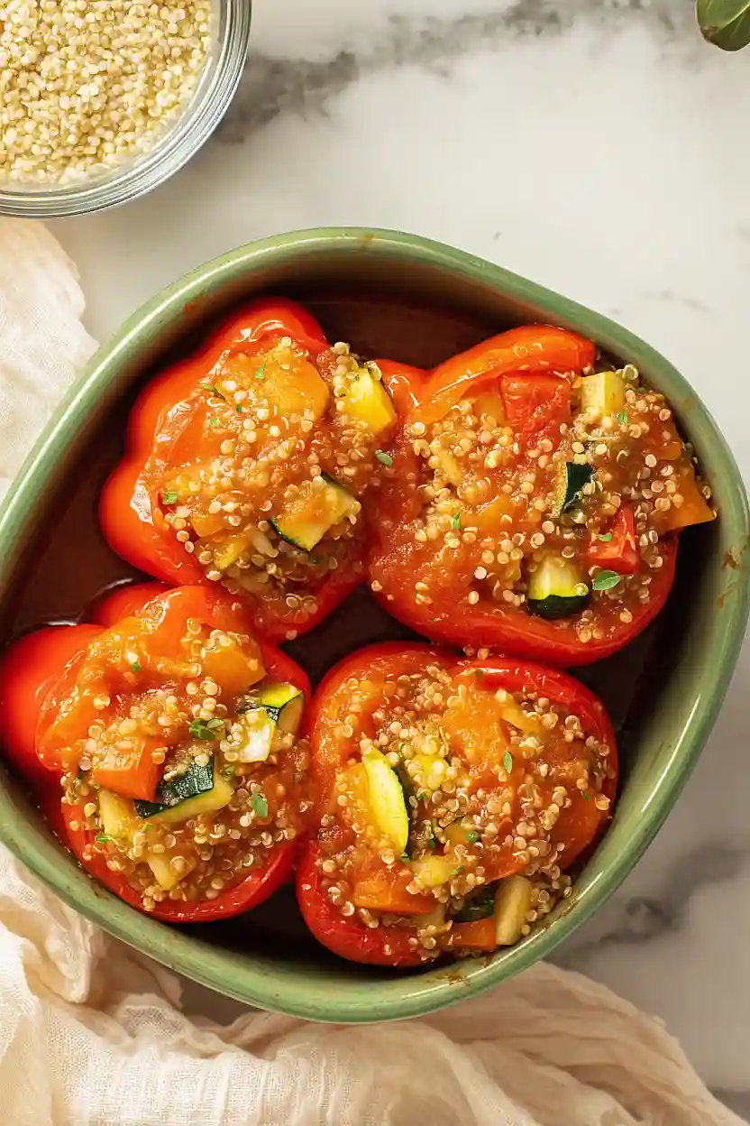 vegan stuffed bell peppers