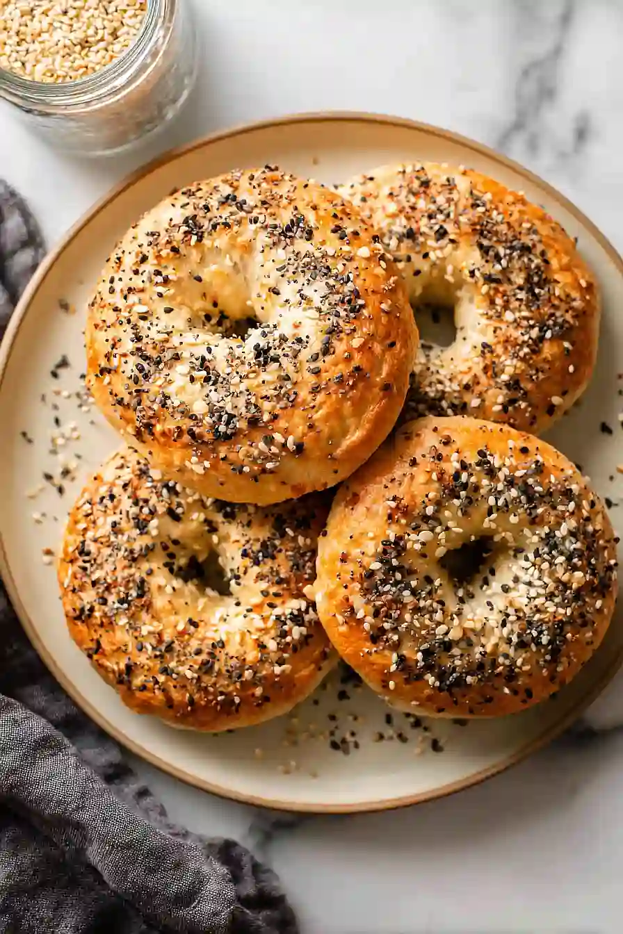 3 Ingredient Protein Bagels