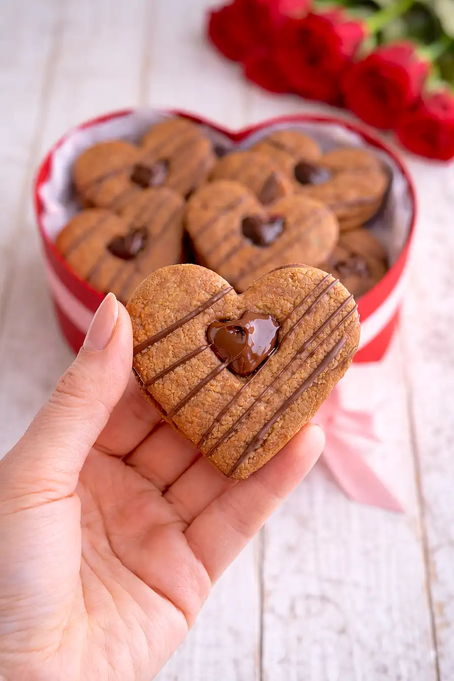 valentine's day chocolate cookies