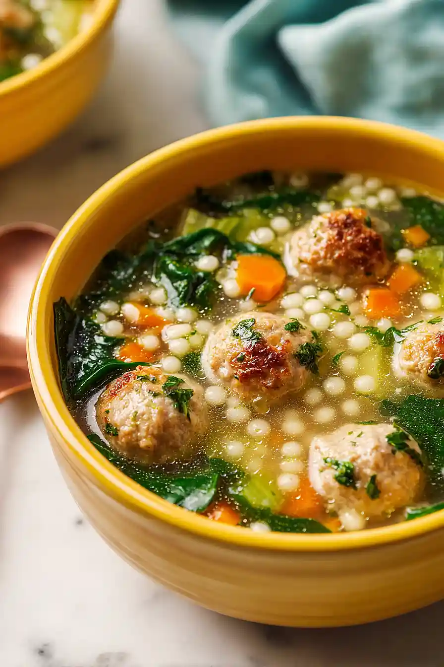 italian wedding soup with ground turkey