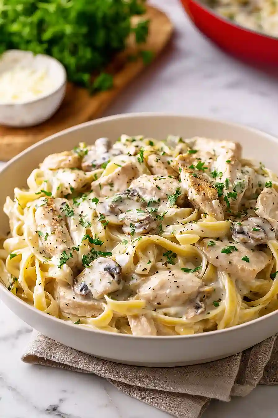 chicken fettuccine alfredo