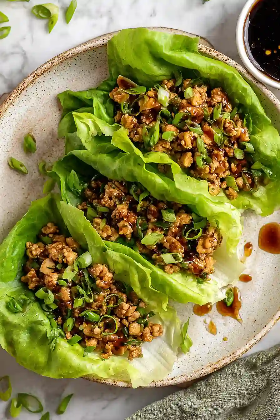 pf changs's ground turkey lettuce wraps