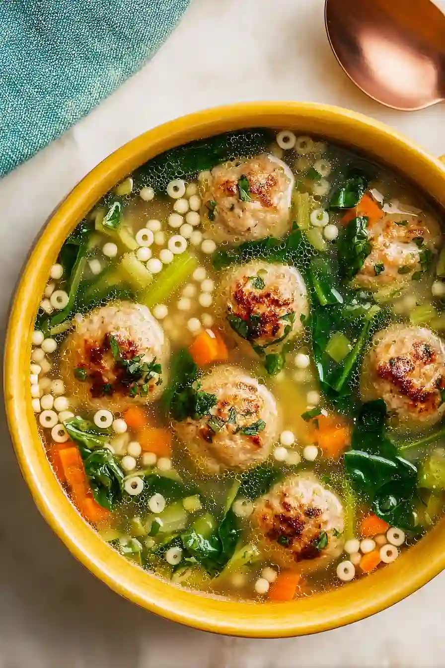 italian wedding soup with ground turkey