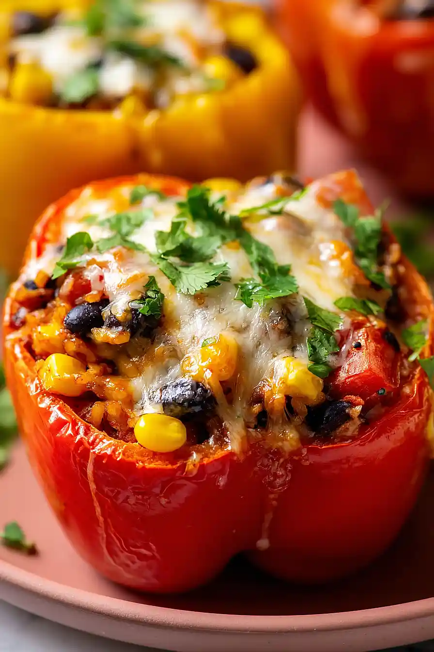 mexican ground turkey stuffed peppers