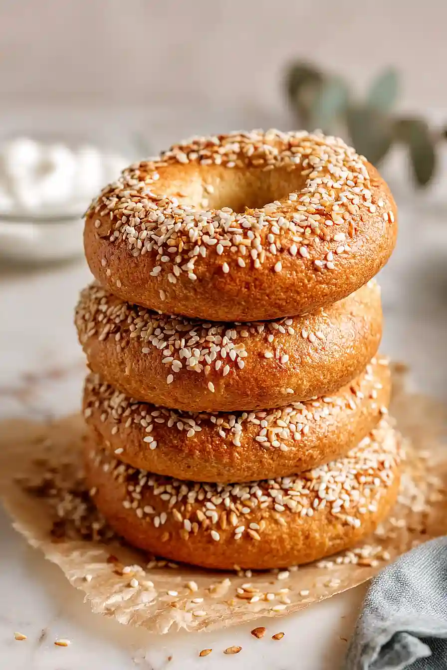 bagels with protein powder