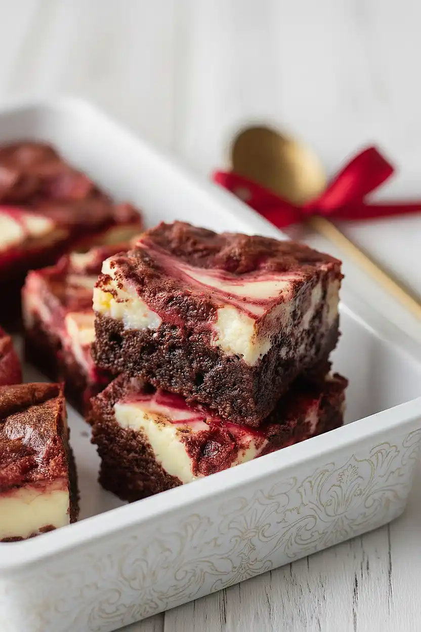 small batch red velvet brownies
