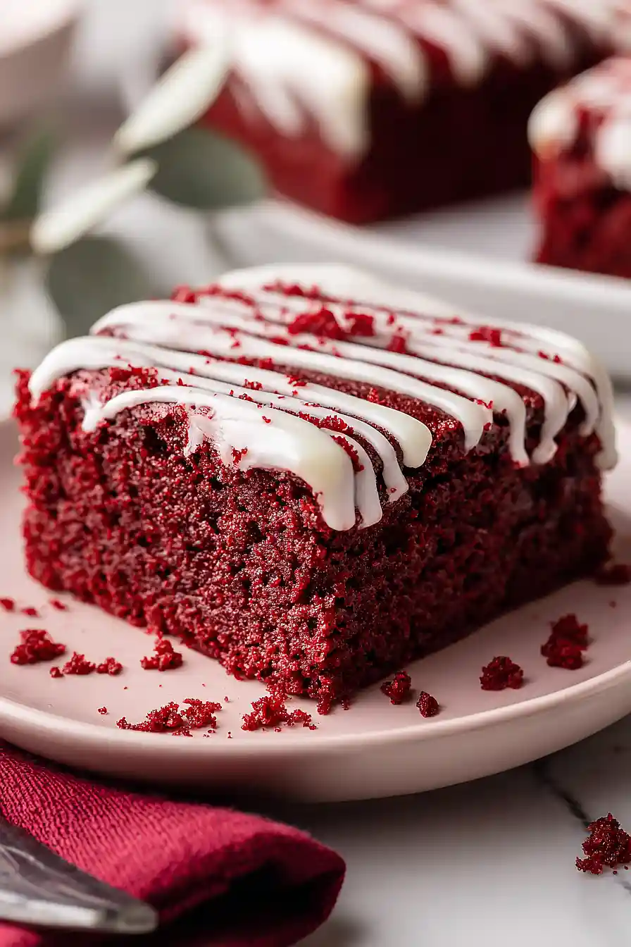 dairy free red velvet brownies