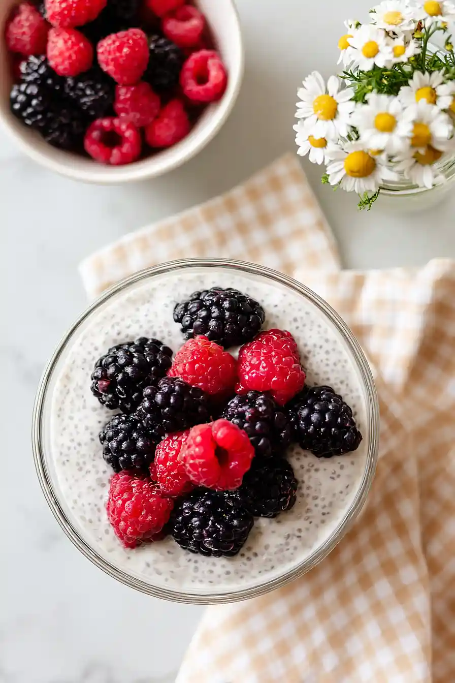 vegan and gluten free chia seed pudding