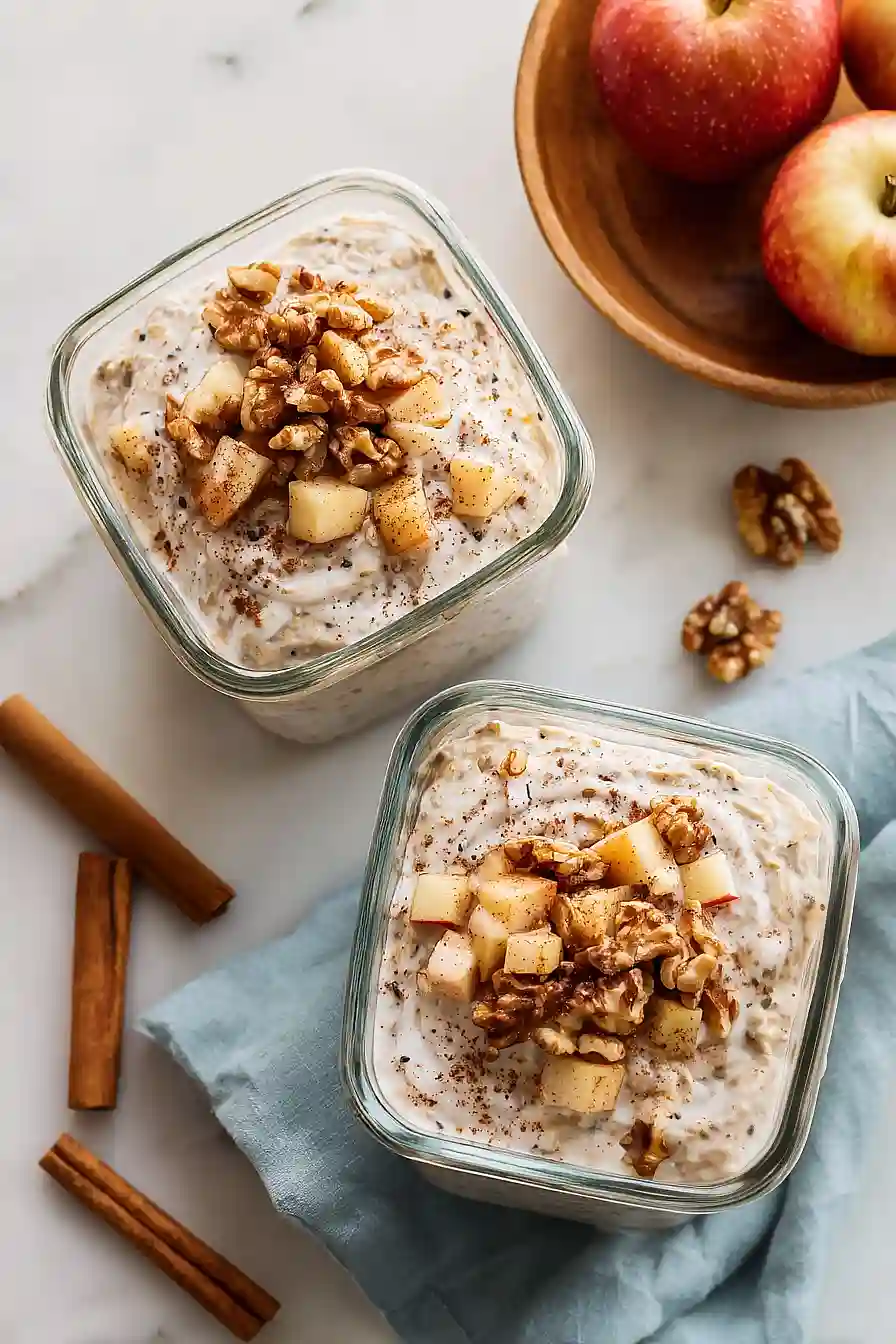 Apple Pie Overnight Oats