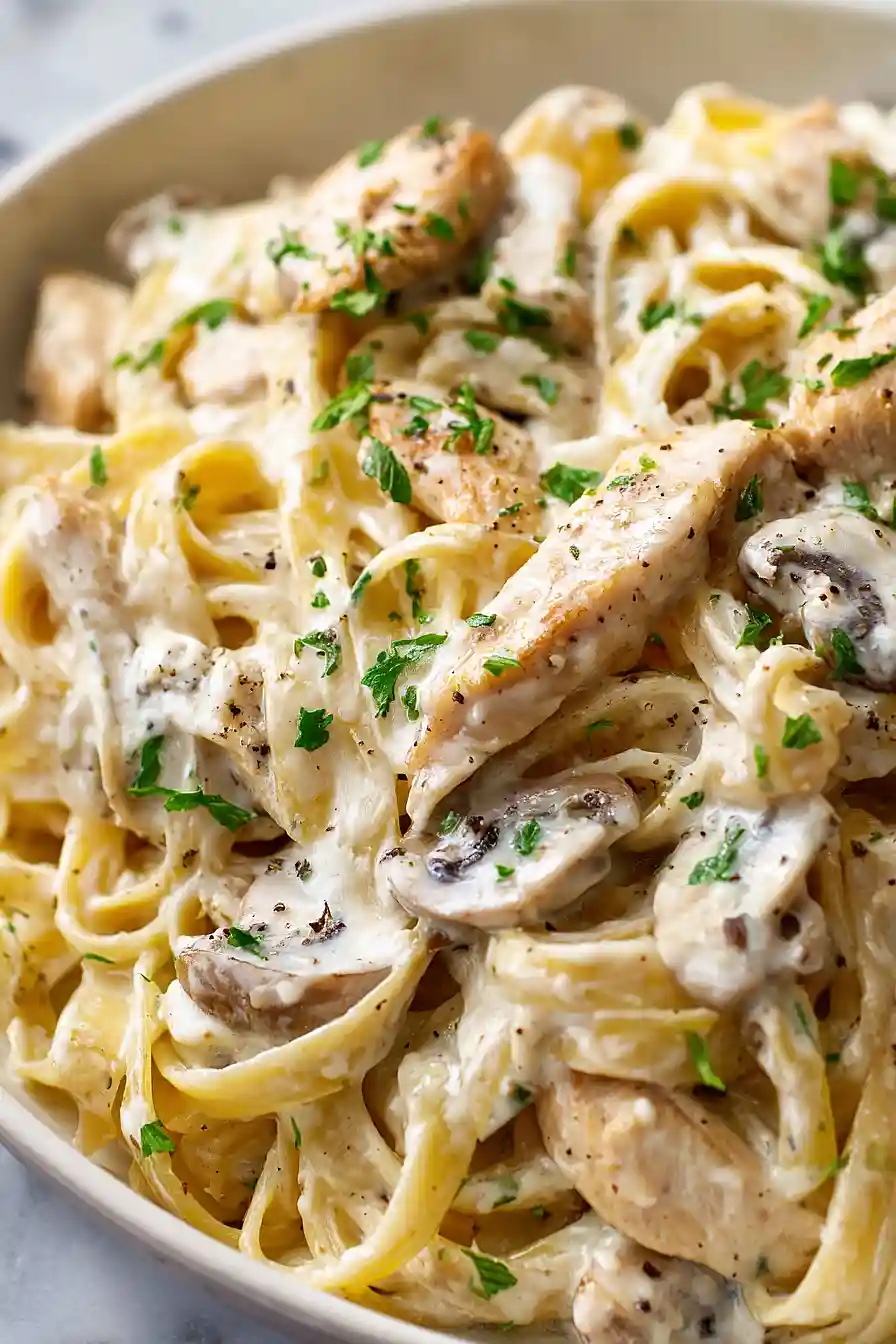 chicken fettuccine alfredo