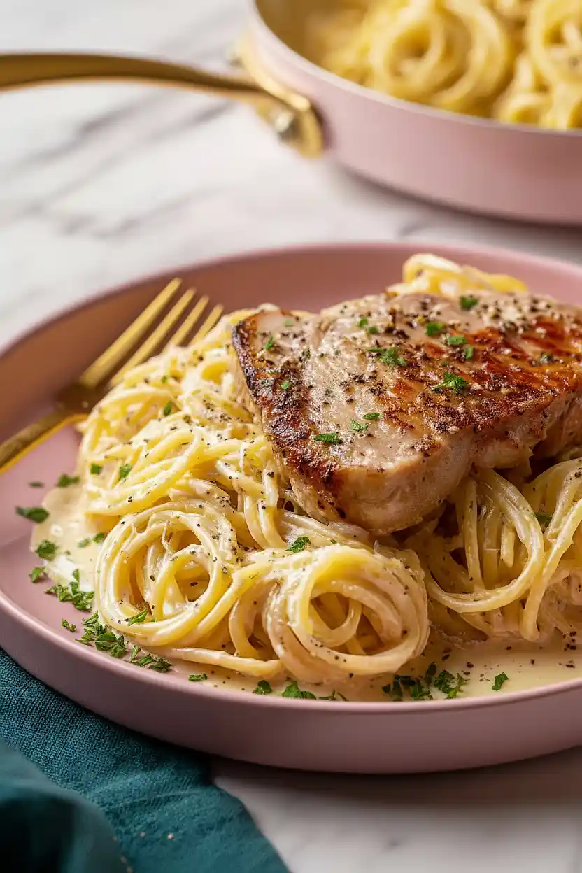 pork chop pasta
