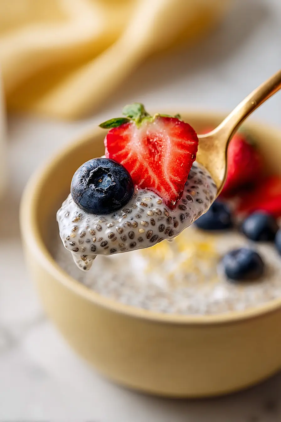 protein chia seed pudding