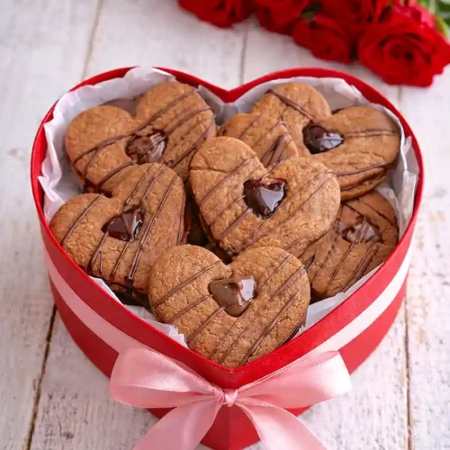 valentine's day chocolate cookies