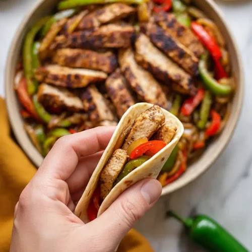 pork chop fajitas