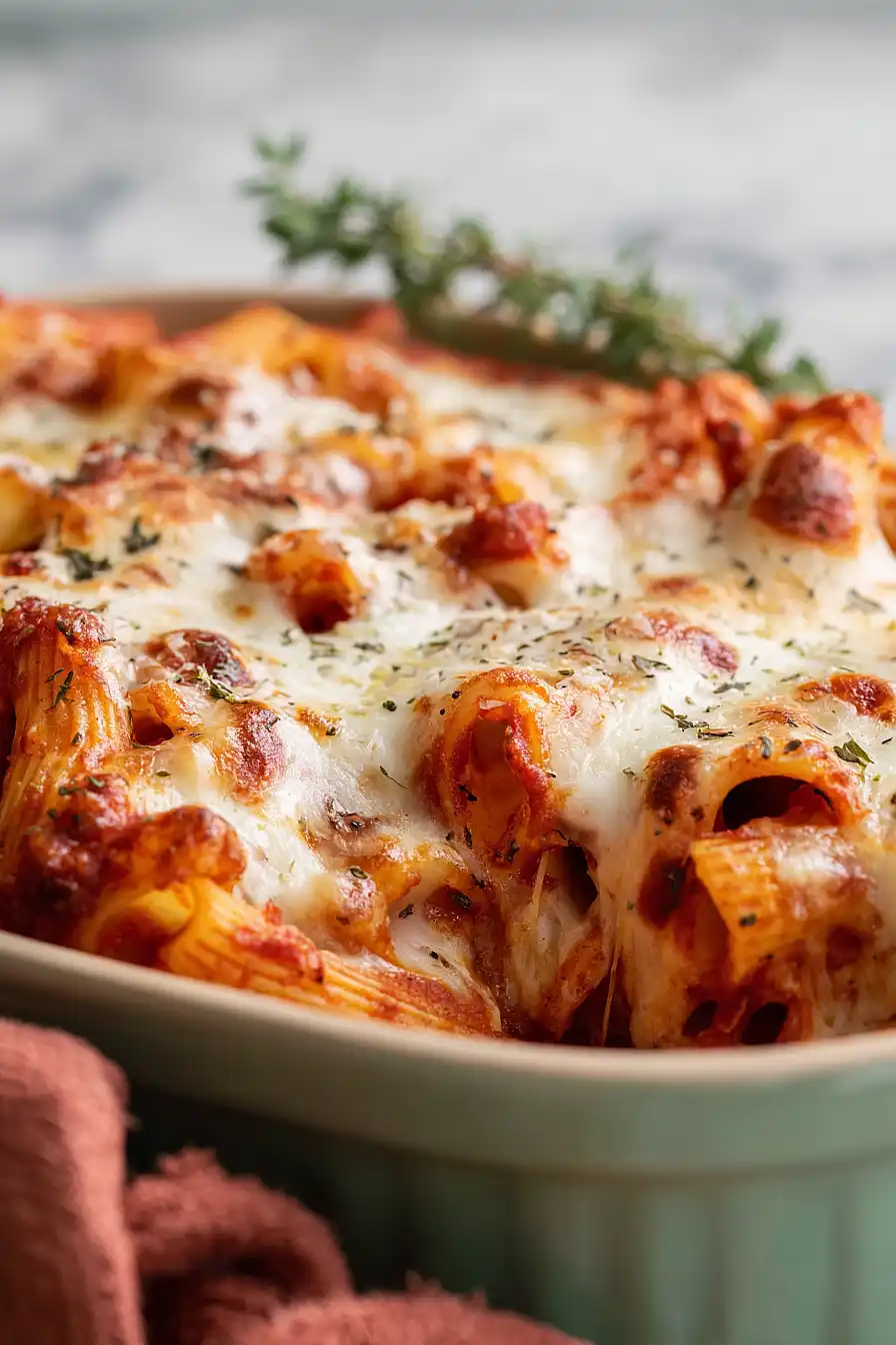 baked mostaccioli