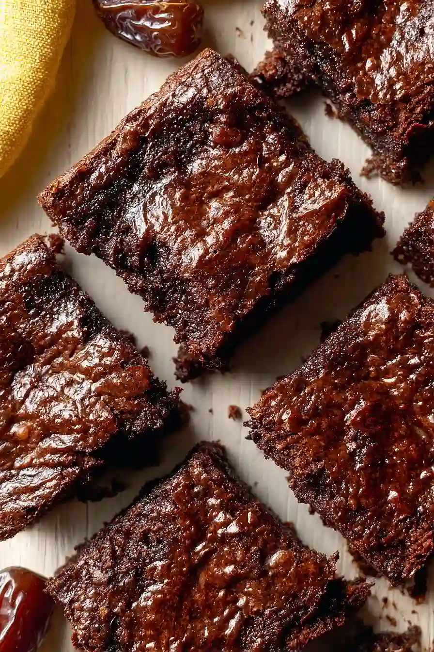 gluten free date brownies