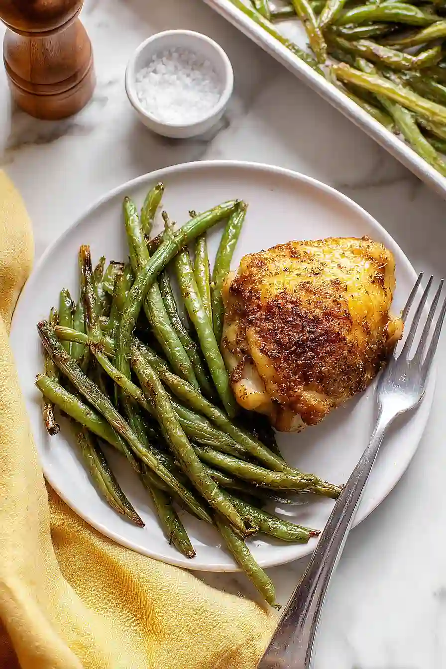 chicken thighs with green beans