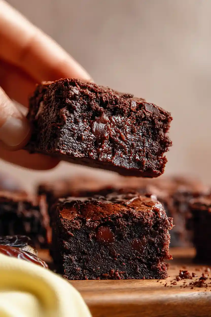 gluten free date brownies
