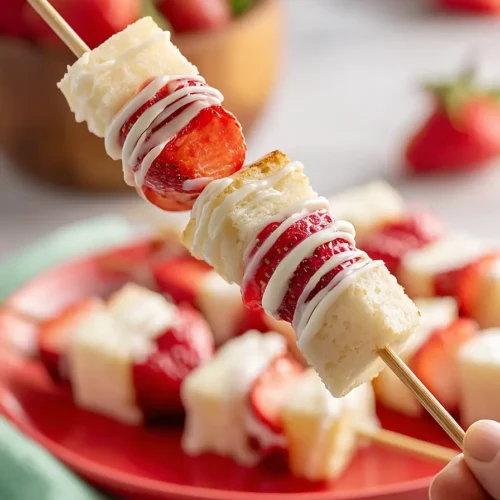 strawberry shortcake kabobs