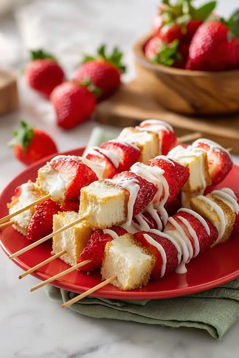 strawberry shortcake kabobs