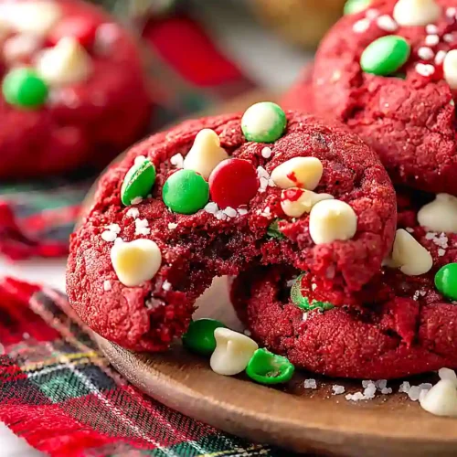 red velvet christmas cookies