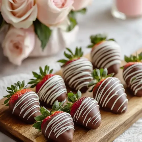 valentine chocolate covered strawberries