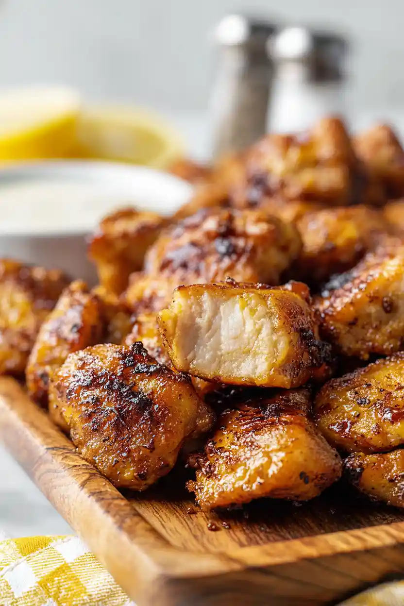 chicken thigh bites