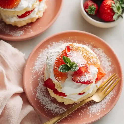 strawberry orange shortcake