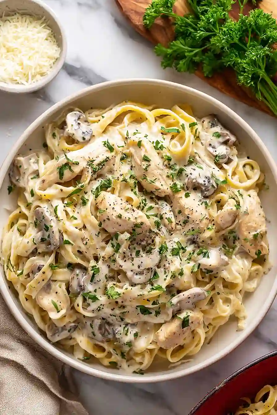 chicken fettuccine alfredo