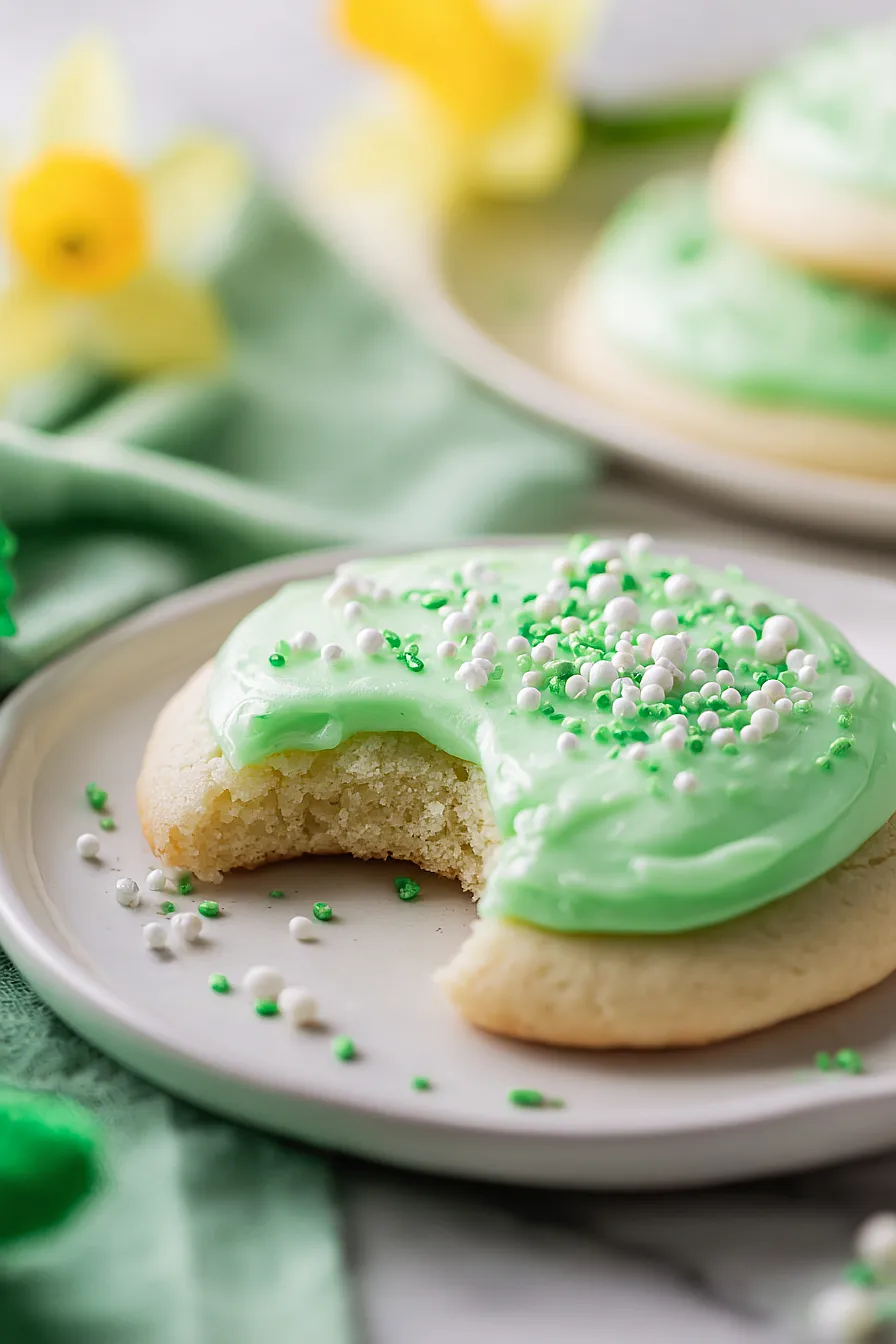 st. patrick's day sugar cookies