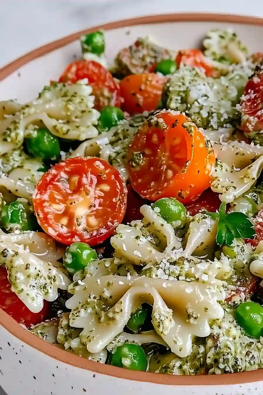 pasta salad with pumpkin seeds